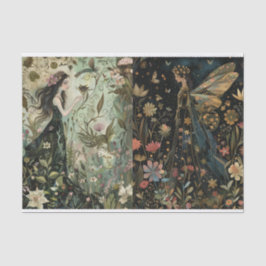 妖精の日/夜のデコップスクラップブックティッシュペーパー 薄葉紙