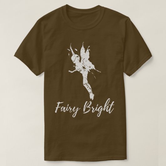妖精の明るいおもしろい妖精ゴシック美学グランジ Tシャツ (デザイン正面)