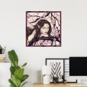 妖精の春開花ポスター ポスター (ホームオフィス)