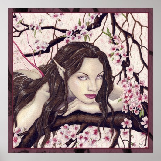 妖精の春開花ポスター ポスター (正面)
