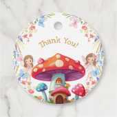 妖精の最初のフローラ女の子1st誕生日ありがとう フェイバータグ (正面)