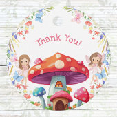 妖精の最初のフローラ女の子1st誕生日ありがとう フェイバータグ