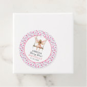 妖精の最初の水色フローラ女の子の最初の誕生日 フェイバータグ (インサイチュ)