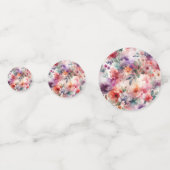 妖精の最初の誕生日の魅力花の水色 コンフェッティ (裏面)