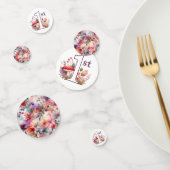 妖精の最初の誕生日の魅力花の水色 コンフェッティ (グループ)