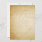 妖精の最初の誕生日アリスinワンダーランド 招待状 (裏面)