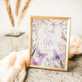 妖精の最初の誕生日ガールカードとギフト ポスター