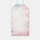 妖精の最初の誕生日魅惑の森のキノコ ギフトタグ (裏面)