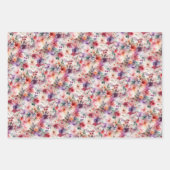 妖精の最初の誕生日魅惑の水の色の庭 ラッピングペーパーシート (正面)