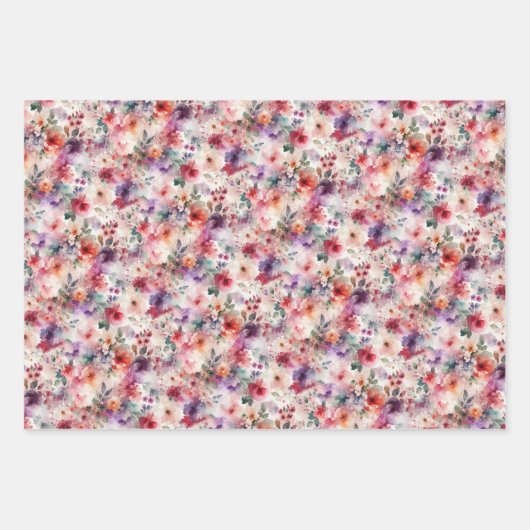 妖精の最初の誕生日魅惑の水の色の庭 ラッピングペーパーシート (正面)