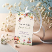 妖精の最初の誕生日魔法の森ありがとう ギフトタグ