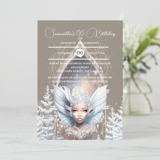 妖精の月の冬の女王の魔法のポータル魅惑 招待状 (スタンド正面)