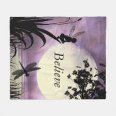 妖精の月はフリースブランケットを信じます フリースブランケット (正面(横))