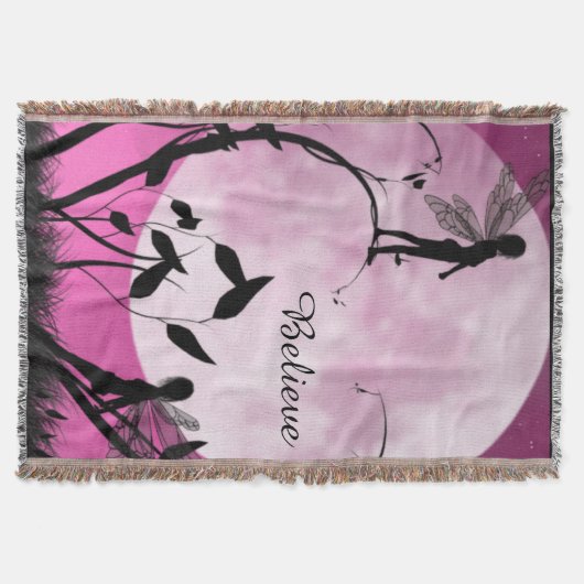 妖精の月毛布の投球 スローブランケット (正面)