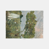 妖精の木 フリースブランケット (正面(横))