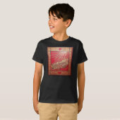 妖精の本の表紙の星に落ちる Tシャツ (正面フル)