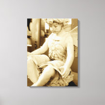 妖精の本読の彫刻