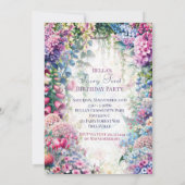 妖精の森のコテージコアパーティー招待状 招待状 (裏面)