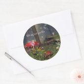 妖精の森のシール ラウンドシール (封筒)