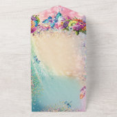 妖精の森のパーティー招待状 オールインワン招待状 (外側)