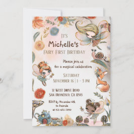 妖精の森のファーストバースデー招待状, 魔法の 招待状