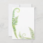 妖精の森の庭男女兼用1歳の誕生日 サンキューカード (裏面)