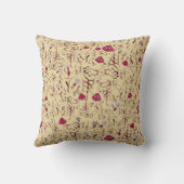 妖精の森の花 クッション (裏面)