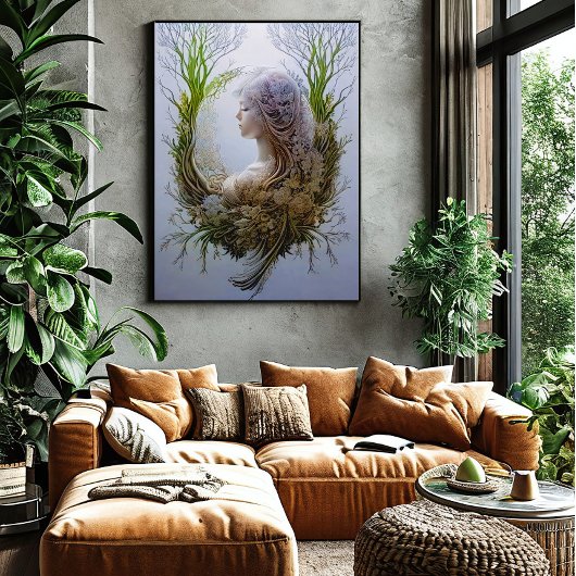 妖精の森の雰囲気 キャンバスプリント