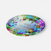 妖精の森の魔法の誕生日パーティー ペーパープレート (アングル)