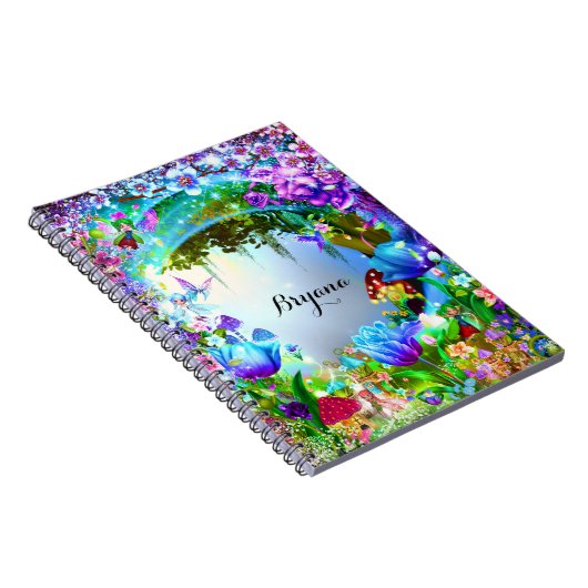 妖精の森は魔法に魅了された ノートブック (右側)