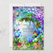 妖精の森　魔法の誕生日パーティー 招待状 (裏面)