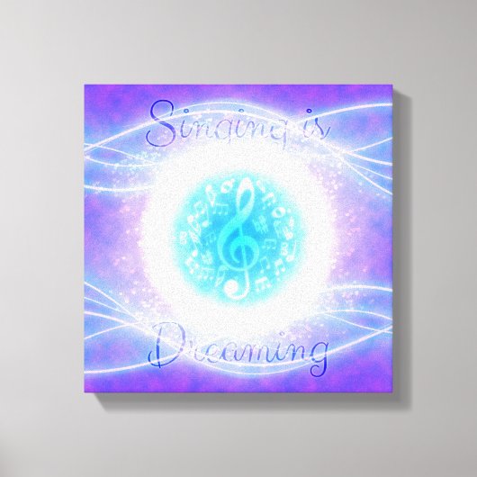 妖精の歌 キャンバスプリント (正面)