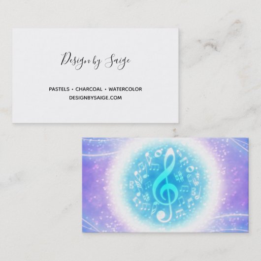 妖精の歌 名刺 (正面/裏面)