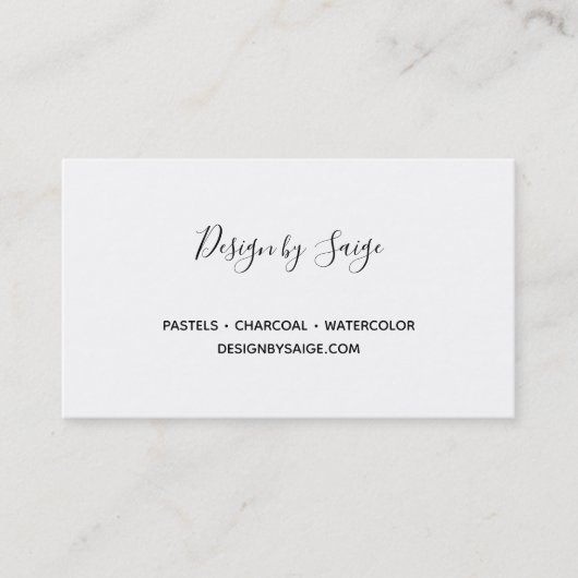 妖精の歌 名刺 (正面)