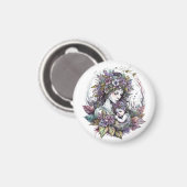 妖精の母と子の磁石 マグネット (正面/裏面)