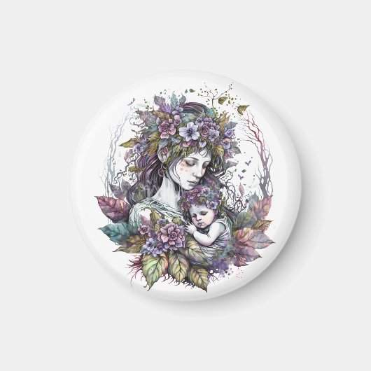 妖精の母と子の磁石 マグネット (正面)