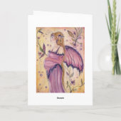 妖精の母の日のグリーティングカードby Renee カード (裏面)