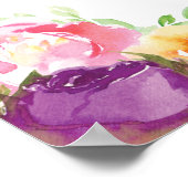 妖精の洗礼・ baptistery 背景バナー 花 ポスター (角)