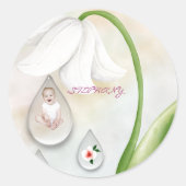 妖精の滴がステッカーを丸める ラウンドシール (正面)