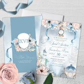 妖精の物語プリンセスシンデレラスウィート16誕生日 招待状