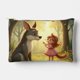 妖精の物語プリントカットソーバッグ アクセサリーポーチ