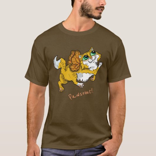 妖精の猫パウサム!Tシャツ Tシャツ (正面)