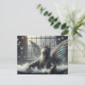 妖精の王がお風呂に ポストカード (スタンド正面)