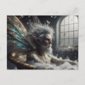 妖精の王が金の浴槽でお風呂に|過去記事 ポストカード (正面)