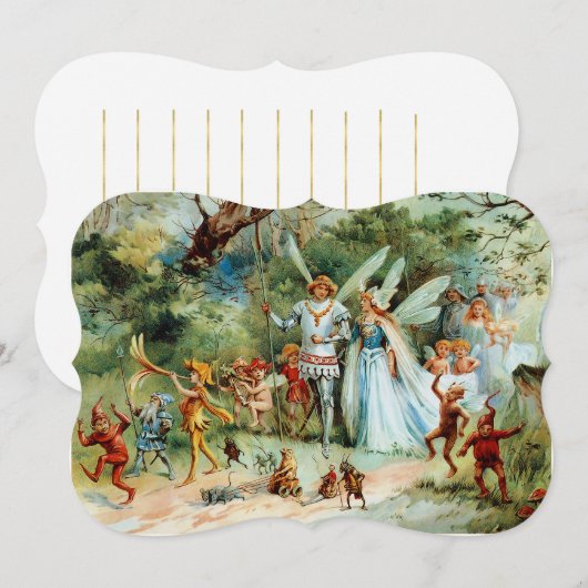 妖精の王と女王の到来 カード (正面/裏面)