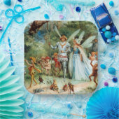 妖精の王と女王の到来 ペーパープレート (パーティー)