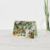 妖精の王と女王の到来 招待状 (正面)