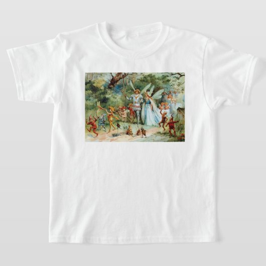 妖精の王と女王の到来 Tシャツ (レイダウン)