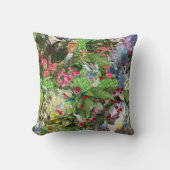 妖精の王国の森の夢の国のファンタジーの物語 クッション (正面)