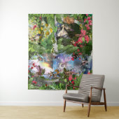 妖精の王国の森の夢の国のファンタジーの物語 タペストリー (インサイチュ)